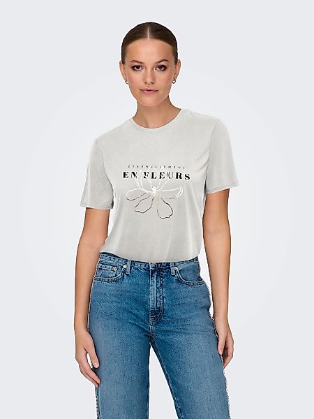 ONLY Kurzarmshirt "ONLFREE LIFE MODAL S/S ATELIER TOP JRS" Materialmix, Run günstig online kaufen