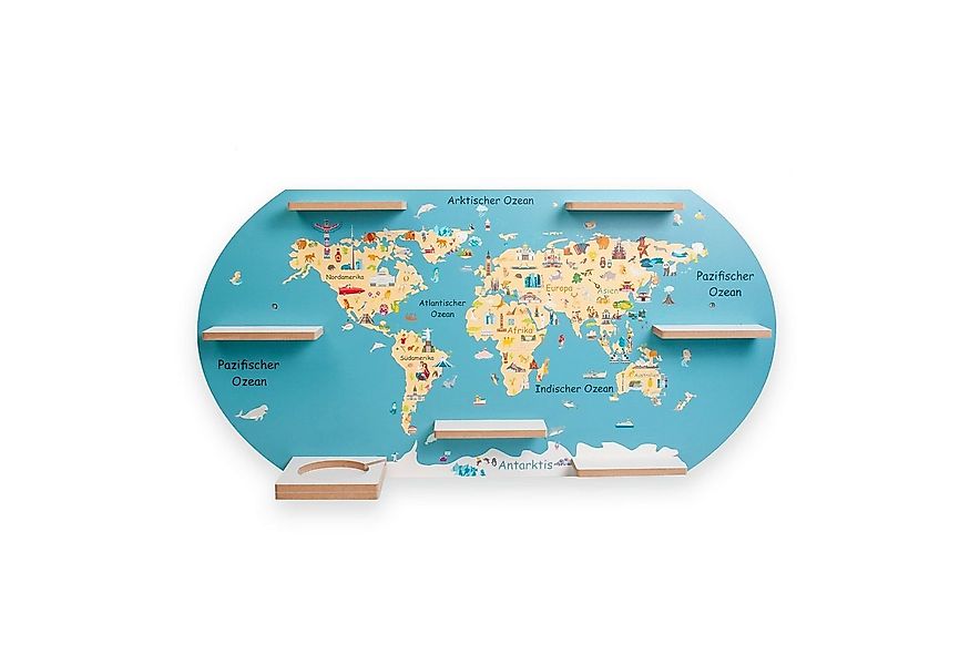 Kreative Feder Wandregal MUSIKBOX-REGAL Welt, für TONIE-BOX und TONIES inkl günstig online kaufen