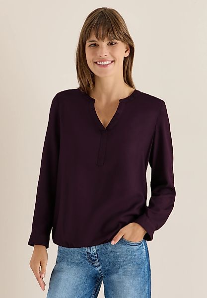 Cecil Langarmbluse in Unifarbe günstig online kaufen