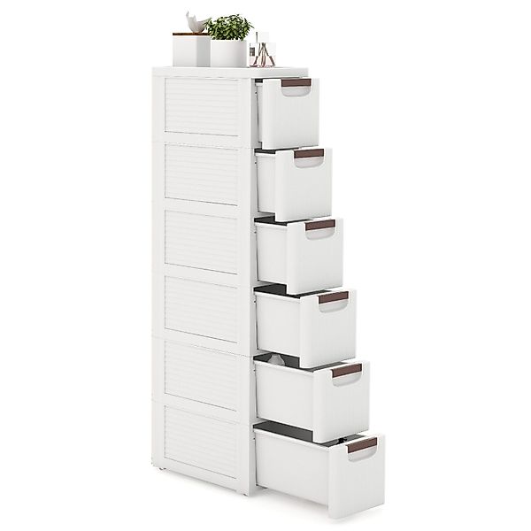 KOMFOTTEU Sideboard, Nischenschrank schmal, Badschrank mit günstig online kaufen