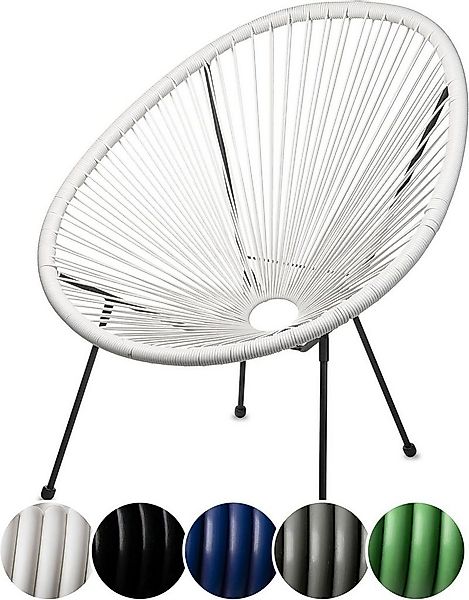 sunnypillow Gartenstuhl Acapulco, gemütlicher Loungesessel für Terrasse, Ga günstig online kaufen