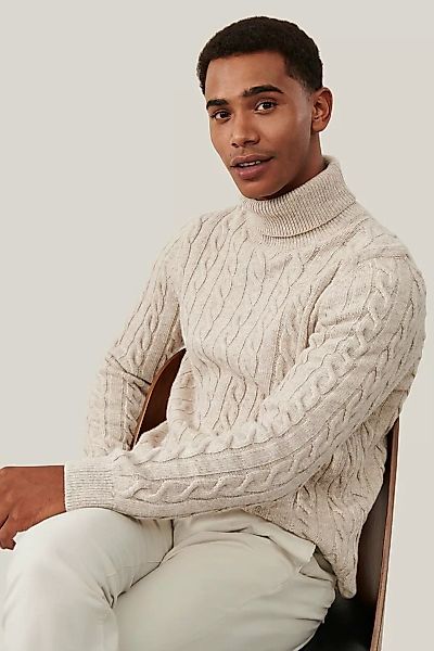 Cavallaro Marzano Roll Neck Beige - Größe XXL günstig online kaufen