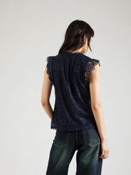 pieces Kurzarmbluse PCOLLINE (1-tlg) Spitze günstig online kaufen