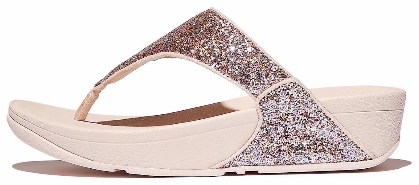 Fitflop Zehentrenner "LULU MULTI-TONAL GLITTER TOE", Badeschuh, Slides, San günstig online kaufen