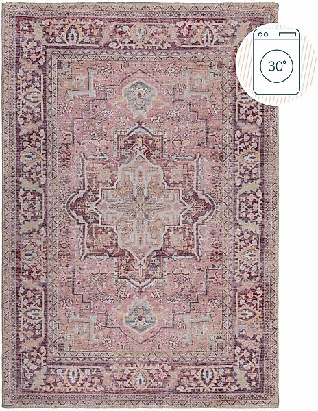 FLAIR RUGS Teppich "Windsor" rechteckig 4 mm Höhe Waschbarer Teppich günstig online kaufen