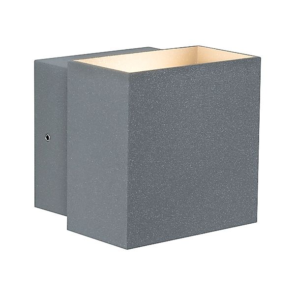 Paulmann "LED Wandleuchte Cybo IP65 eckig 100x100mm 2700K 2x3,5W 2x200lm 23 günstig online kaufen