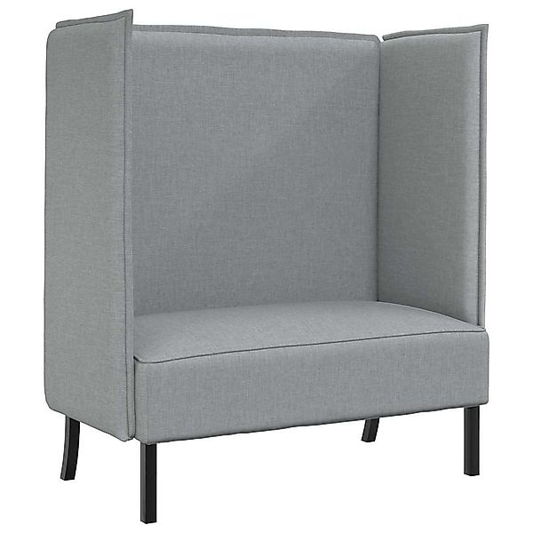 vidaXL Sofa Hoher Rücken Sofa Hellgrau günstig online kaufen