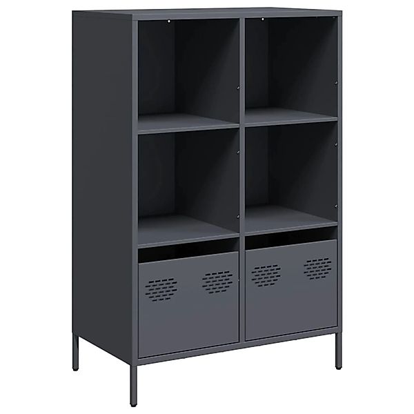 vidaXL Highboard Anthrazit 68x39x103,5 cm Stahl 851384 günstig online kaufen