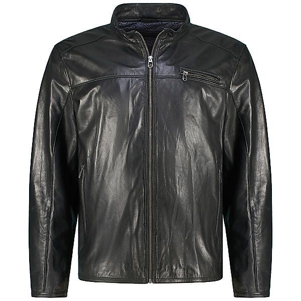 Milestone Lederjacke aus Lammnappa Farbe schwarz Größe: 66 günstig online kaufen