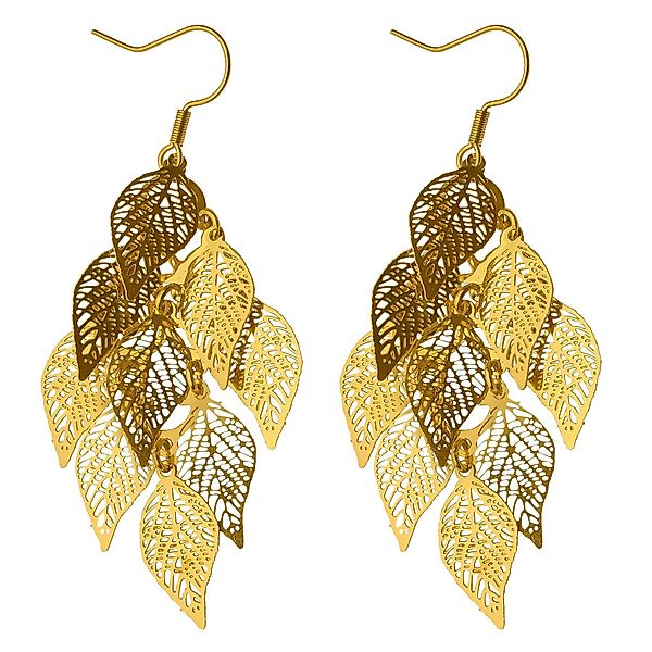 ANELY Paar Ohrhänger Filigranes Blättermotiv aus günstig online kaufen