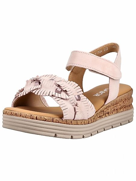 Gabor Comfort Riemchensandale "Gabor Comfort Sandalen Veloursleder" günstig online kaufen