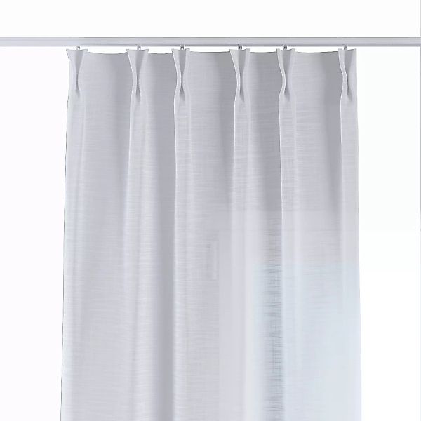 Vorhang mit flämischen 2-er Falten, weiß, Romantica (128-09) günstig online kaufen