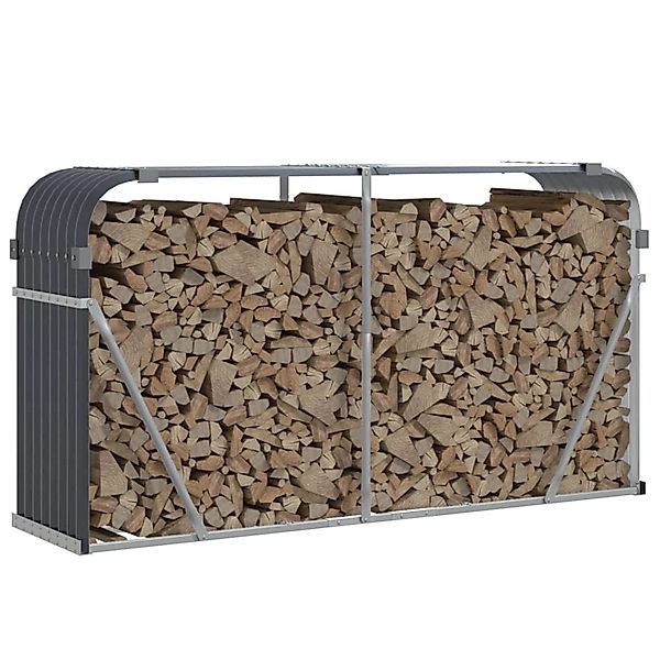 vidaXL Kaminholzregal Kaminholzunterstand Anthrazit 180x45x100 cm günstig online kaufen