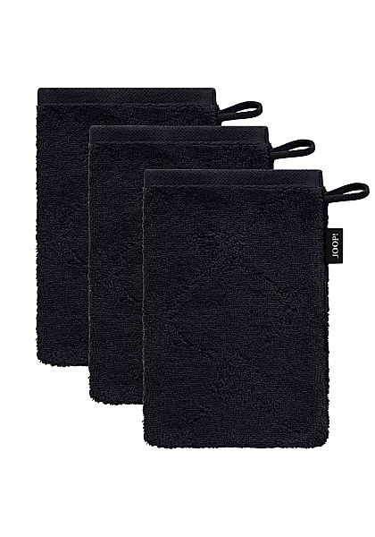 JOOP Waschhandschuh "Waschlappen Doubleface 3er Pack" günstig online kaufen