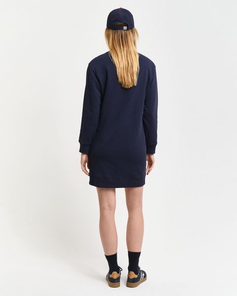 Gant Sweatkleid "SHIELD C-NECK SWEAT DRESS" Shield Sweatkleid mit Rundhalsa günstig online kaufen