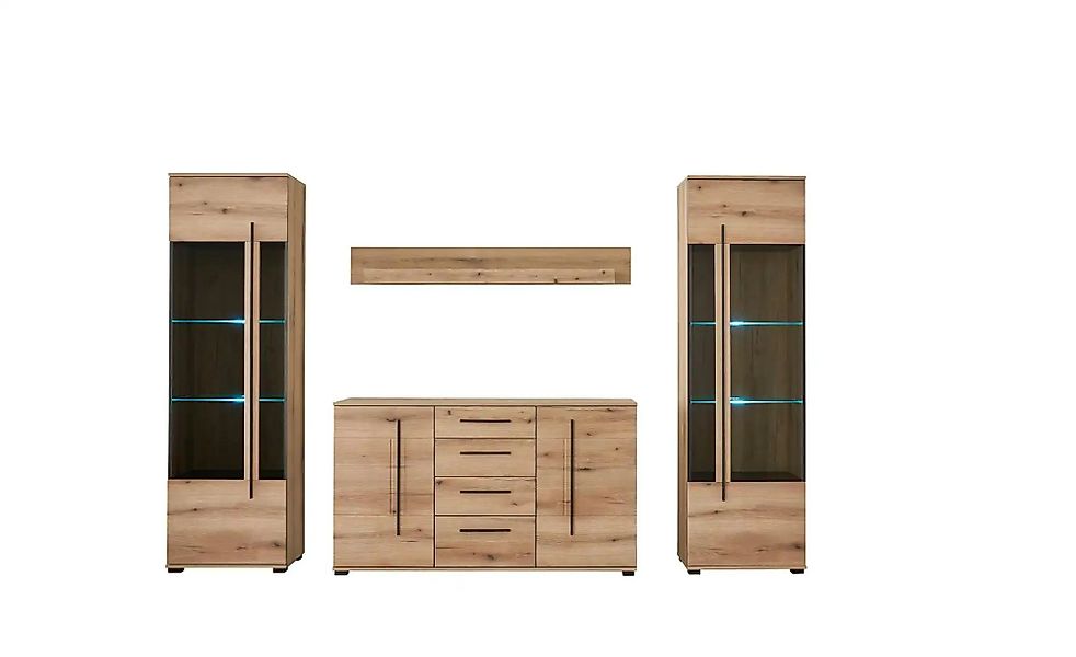 Wohnwand  Caprioli ¦ braun ¦ Maße (cm): B: 290 H: 270 T: 42.0 Kommoden & Si günstig online kaufen