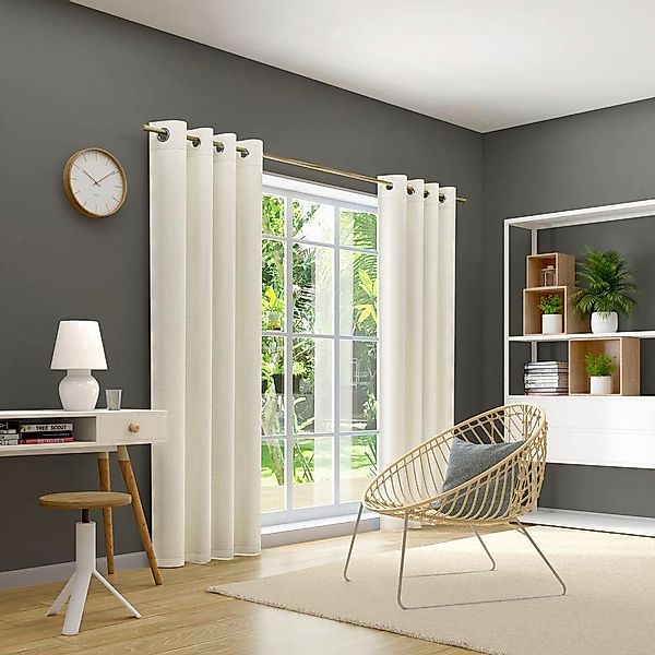 Neutex for you Vorhang "Monza Eco" Ösen 1 Stk. tlg. günstig online kaufen