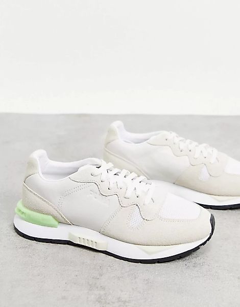 PUMA – Mirage Mox Infuse – Sneaker in gebrochenem Weiß und Grün günstig online kaufen