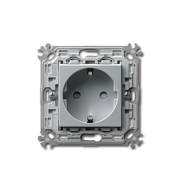 TEM MODUL PLUS Schuko Steckdose Silber 250V16A UP günstig online kaufen