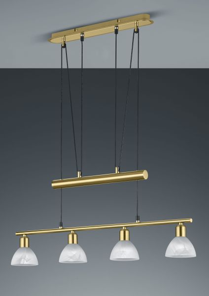 TRIO Leuchten LED Pendelleuchte LEVISTO, Seilzugmechanismus, günstig online kaufen