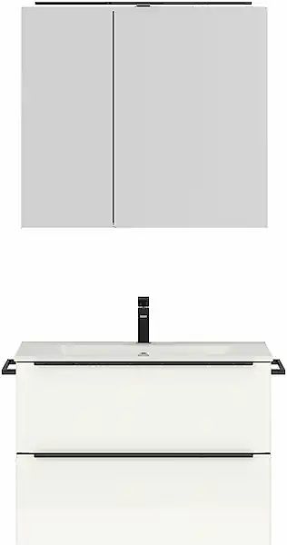 nobilia® Badmöbel-Set »Levere« vormontiert, mit Soft-Close, 2 Stk. tlg. günstig online kaufen