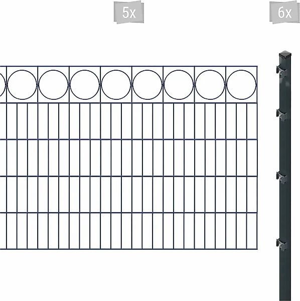 Arvotec Doppelstabmattenzaun "ESSENTIAL 100 zum Einbetonieren "Ring" mit Zi günstig online kaufen
