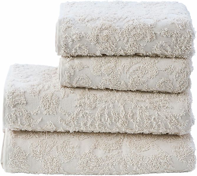 done. Handtuch Set "Provence Ornaments" Uni-Farben, Ornamente, mit Fransen günstig online kaufen