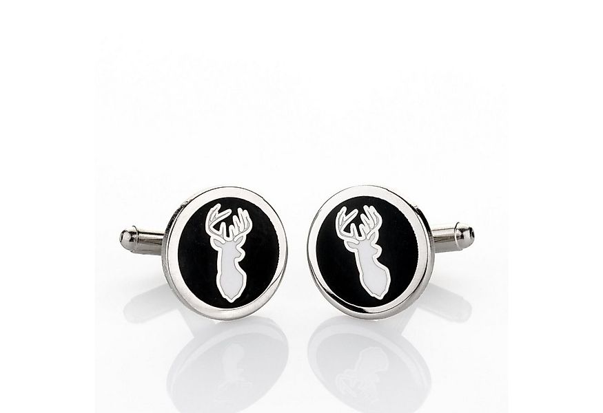 Hirschthal Manschettenknöpfe mit Gravur Herren Business Manschettenknöpfe C günstig online kaufen