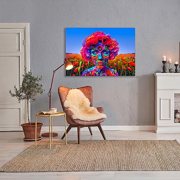 queence Acrylglasbild »Mohn-Zeit - Katharina Kolenda« Blumenbilder   Fantas günstig online kaufen