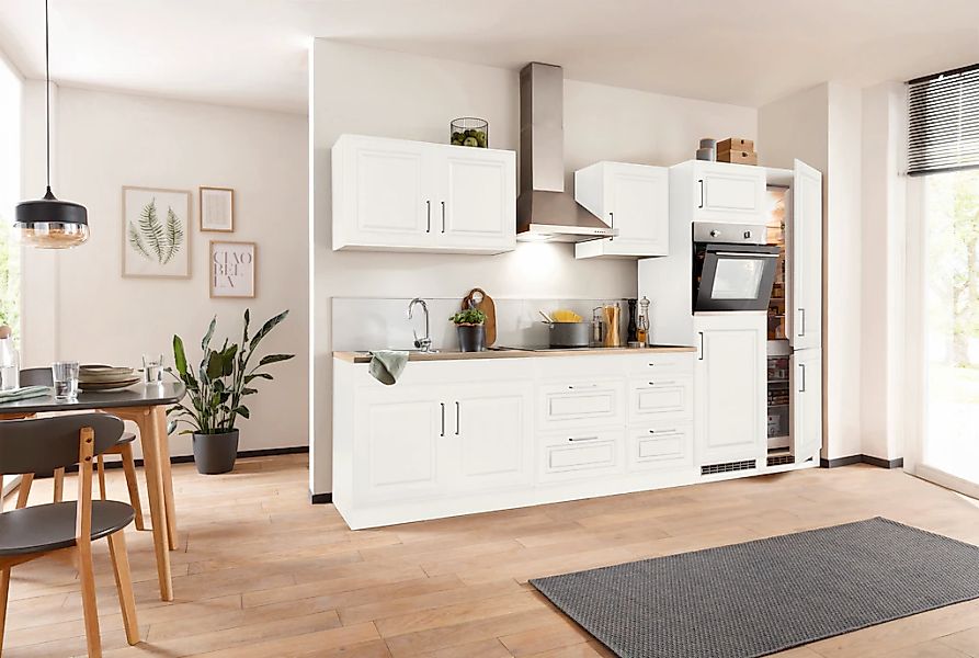 KOCHSTATION "KS-Stockholm" Breite 330 cm, mit hochwertigen MDF Fronten im L günstig online kaufen