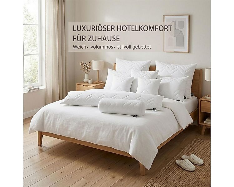 SEI Design Microfaserkissen Nackenrolle Nackenstützkissen Mikrofaser 15x40 günstig online kaufen
