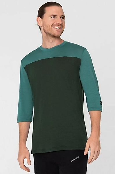 SUPER.NATURAL T-Shirt Merino T-Shirt CONTRAST 3/4 funktioneller Merino-Mate günstig online kaufen