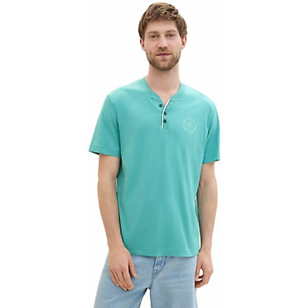 Tom Tailor  T-Shirt Knopfleisten T-Shirt für Herren günstig online kaufen
