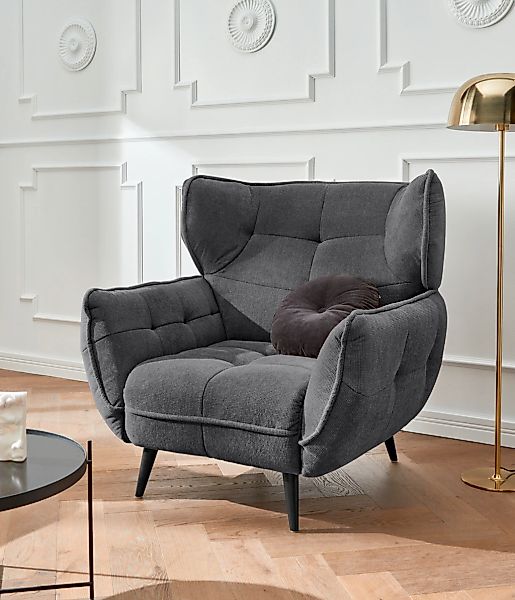 Home affaire Sessel "Ariana" Stylischer Hochlehner bzw. Ohrensessel günstig online kaufen