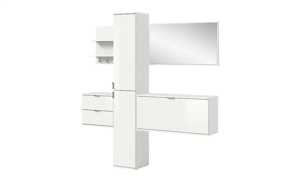 Garderobenkombination   ¦ weiß ¦ Maße (cm): B: 174 H: 191 Garderoben & Klei günstig online kaufen