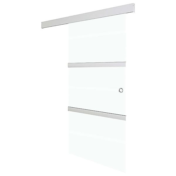 vidaXL Schiebetür mit Softclose ESG-Glas und Aluminium 76x205 cm 288061 günstig online kaufen