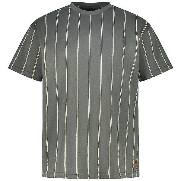 North T-Shirt mit Allover-Muster Farbe grün Größe: 3XL günstig online kaufen