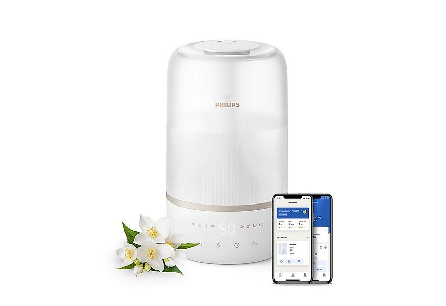 Philips Luftbefeuchter HU1510 1000 Series, ultraschall, 3 l Wassertank, für günstig online kaufen