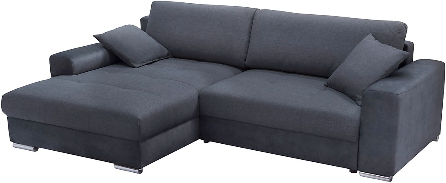 exxpo - sofa fashion Ecksofa »Larnaca, inkl. Bettfunktion und Bettkasten, b günstig online kaufen