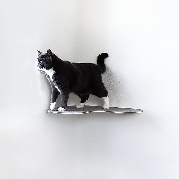 LucyBalu Katzen-Wandregal Katzen Wandliege mit Filzauflage günstig online kaufen