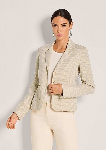 MADELEINE Kurzblazer Kurzblazer mit Wabenmuster Strukturblazer mit Reverskr günstig online kaufen