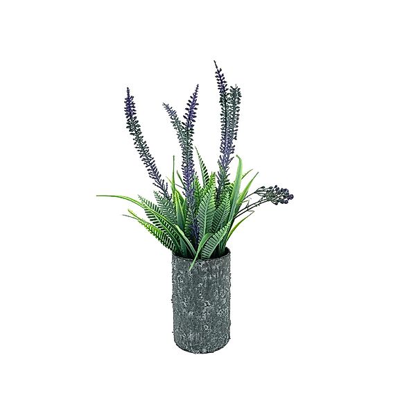 Kunstblume Kunstblume Lavendel in Vase Leilani günstig online kaufen