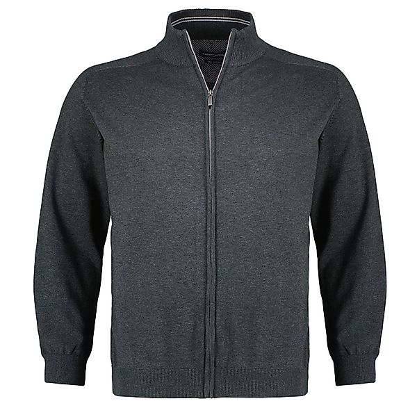 CASA MODA Strickjacke aus Pima-Baumwolle Farbe anthrazit Größe: 4XL günstig online kaufen