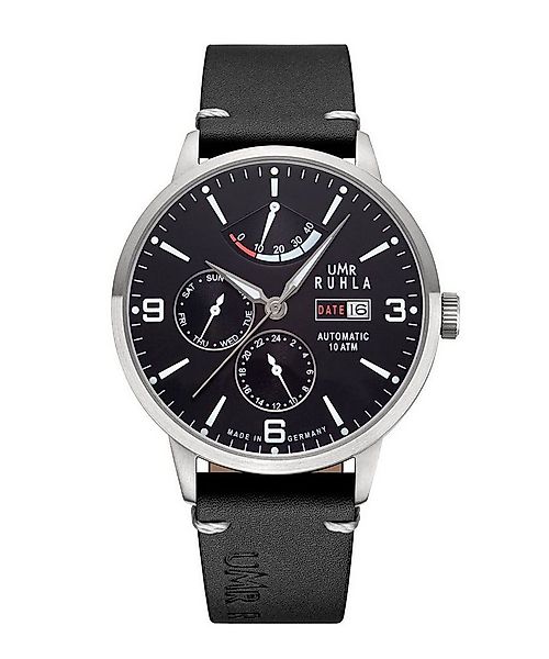UMR Ruhla Automatikuhr Herrenuhr mit Lederband, 42 mm, 80271, Made in Germa günstig online kaufen
