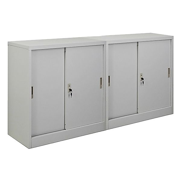 PROREGAL Mega Deal 2x Aktenschrank ELEPHANT mit Abschließbaren Schiebetüren günstig online kaufen