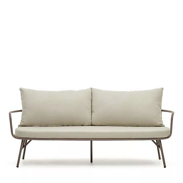 Lounge Outdoor Sofa mit Untergestell aus Metall 176 cm breit günstig online kaufen