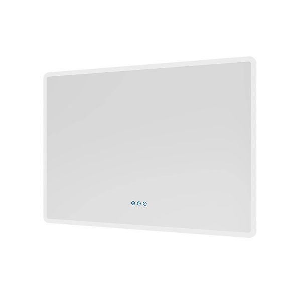 Aquabatos Spiegel mit Beleuchtung Dimmbar LED Badspiegel Badezimmerspiegel günstig online kaufen