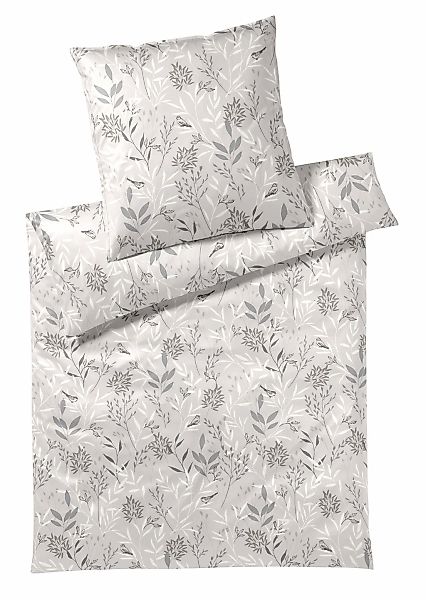 Elegante Bettwäsche "Sketch Allover" 2 Stk. tlg. angenehmes Hautgefühl günstig online kaufen