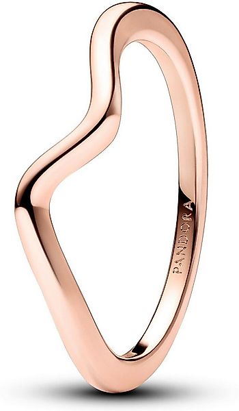 Pandora Fingerring Pandora Polierte Welle Ring 183095C00 Damenring günstig online kaufen