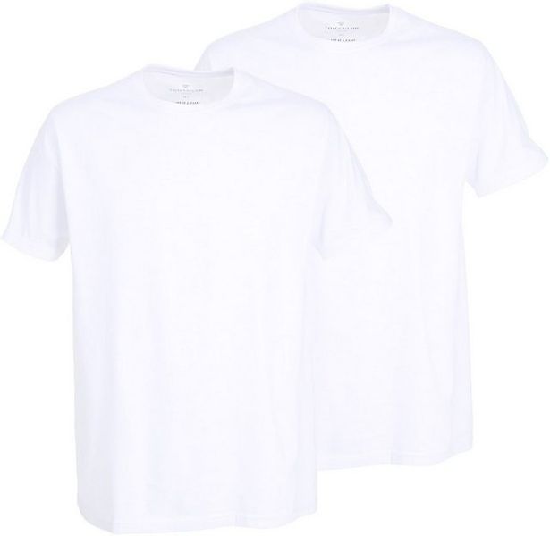 TOM TAILOR T-Shirt Ohio (2er Pack) Rundhalsausschnitt, Kurzarm, zum Unterzi günstig online kaufen